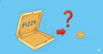 かさばる「ピザ箱」が一瞬でこんなに小さく！ゴミ清掃芸人が教える裏技に「なるほど！」と感動の声続出