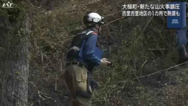 大槌町で新たな山火事は鎮圧に　人的被害は無し【岩手】