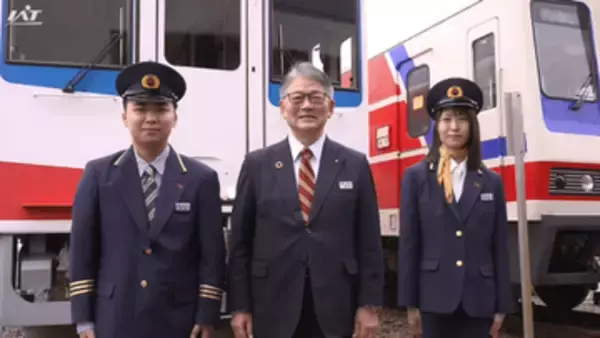 三陸鉄道で入社式     沿岸出身の２人「憧れの会社に入ると実感」【岩手・宮古市】