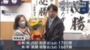 町長選挙で現職内記氏が再選【岩手・西和賀町】