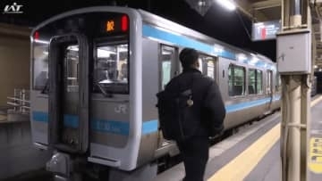 地震で運休のＪＲ八戸線　臨時ダイヤで一部運転再開【岩手】