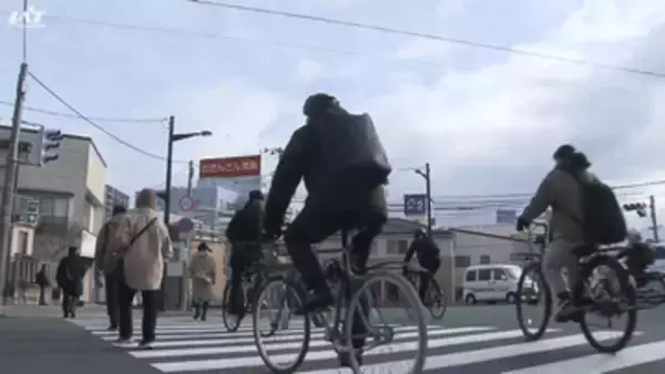 ４月から始まった「自転車青切符」　高校生含む３件摘発【岩手】