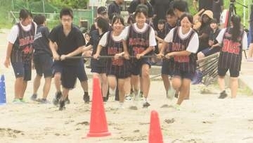 「岩手各地の友達や知り合いが増えてすごくいい」　沿岸と内陸の高校生が交流する「海の運動会」開かれ、様々な種目を通して絆深める　岩手・山田町