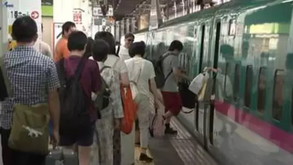 ピークは下りが8月8日で上りが16日　お盆期間の指定席予約状況　東北新幹線は57万席　秋田新幹線は8万席　7月23日時点