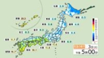 雪はいつ・どこで降る？　東北太平洋側は3日夜から5日まで60cmの積雪　最大瞬間風速30m、高波5m　停電・建物倒壊・落雪の危険高まる　交通障害に注意を