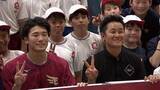 「楽天アンバサダー銀次さん「見えないところでやるのが努力」　小学校で夢と努力の大切さを語る　フレンドリーなキャッチボール指導で児童は笑顔に　盛岡市」の画像1