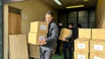 1日かけて印刷した衆議院議員選挙の投票用紙　約315万枚を各市町村へ発送　岩手