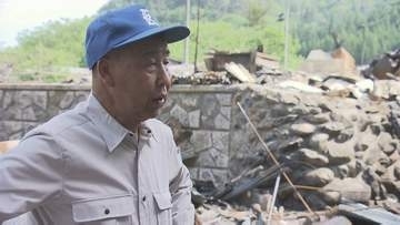 大槌町山林火災から1か月　山林火災で住宅が全焼した男性　生活の再建は？　岩手