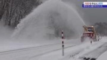 内陸中心に今シーズン最初の本格的な雪　西和賀では足首が埋まるほどの積雪に　除雪作業も始まる　岩手