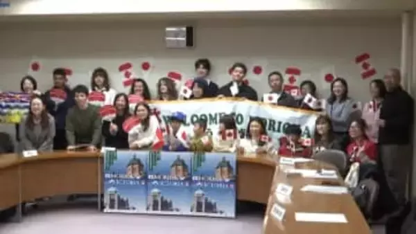 カナダ・ビクトリアの生徒が来盛　姉妹都市提携40周年の盛岡市とビクトリア市の交流