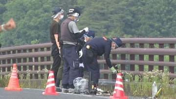 橋の上に無人の車見つかる　乗っていた人が川に転落した可能性があるとして運転手を捜索　岩手・平泉町