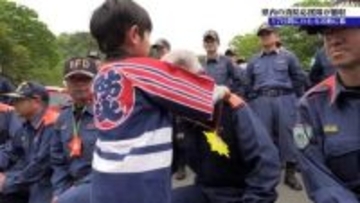 「有難いの一言でしかない」県内各地から応援にかけつけた消防相互応援隊に感謝のセレモニー　岩手
