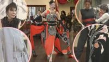 着物が華麗に変身　出会いが紡ぐリメイクドレス　岩手・滝沢市