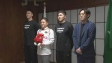「プレーオフ勝ち上がっていける強いチームを」　選手が来季へ意気込み　岩手ビッグブルズがシーズン終え成績を報告　盛岡市