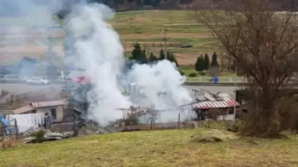 遠野市で住宅全焼　焼け跡から性別不明の遺体発見　住人の76歳女性と連絡取れず　岩手