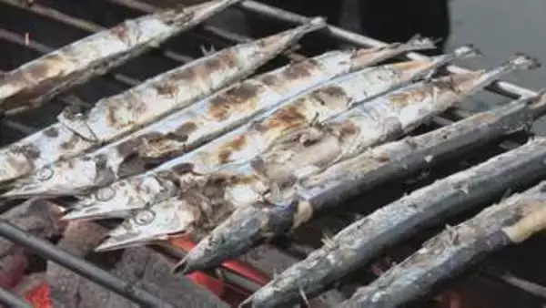 「新鮮でホクホク」　炭火焼きのサンマ8000匹を無料で振る舞う　水揚げ本州一の大船渡市で「初さんま祭」行われる　岩手
