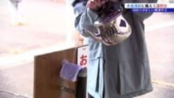 市民が水道局員から水道凍結の予防策と凍結した時の正しい解凍方法学ぶ　盛岡市