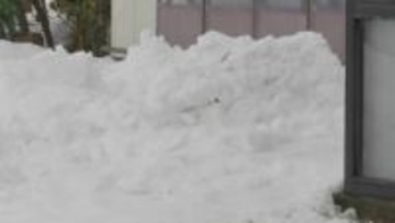 秋田で落雪や雪下ろしで2人死亡　一時的に気温が上がり雪の事故が多発