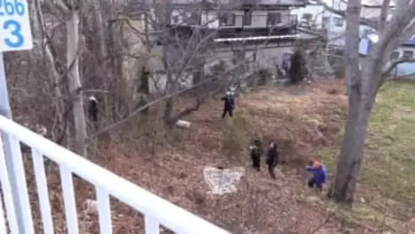 住宅街に子グマ1頭が出没　3時間後に捕獲　山に放す見込み　岩手・宮古市