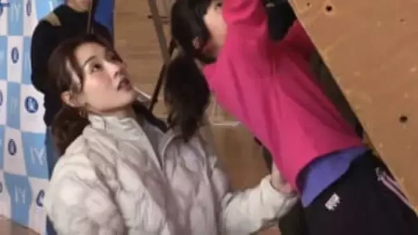 子ども達がクライミングの魅力体験　岩手県岩泉町で伊藤ふたば選手のボルダーイベント