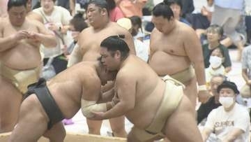 「とても迫力がある」大相撲夏巡業　奥州場所3年ぶりに開かれる　錦木、漣ら地元出身力士の登場に大きな拍手　岩手・奥州市