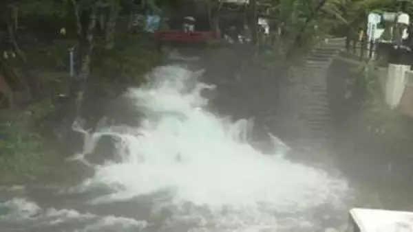 台風15号　引き続き県内は大気の状態が非常に不安定　引き続き土砂災害や低い土地の浸水、河川の増水に注意を　観光にも影響