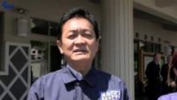 山林火災発生の大槌町を国民民主党の玉木代表が視察　国、県との連携の必要性強調