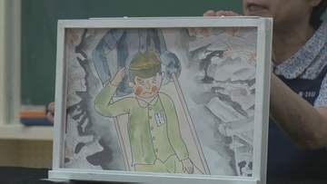 紙芝居や体験談で昭和20年に釜石を襲った艦砲射撃の記憶を伝える授業　岩手
