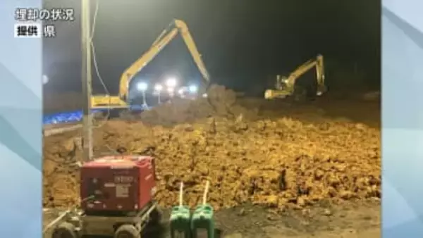 鳥インフルエンザ　28日までに殺処分完了の見込み　27日まで94％にあたる約52万超の処分終了　埋却や消毒など防疫措置は継続　岩手・金ケ崎町