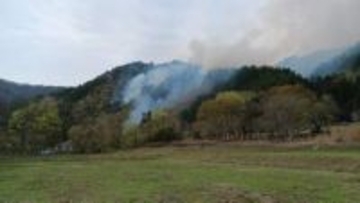 大槌町小鎚でのり面が燃える火事　住宅を含む建物5棟焼ける　近くの山林にも燃え広がる　県は災害特別警戒本部設置　岩手