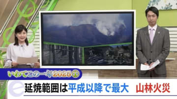 「いわてこの一年①」平成以降最大の延焼面積・大船渡市の大規模山林火災