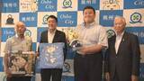 「「幕下・漣の5番勝負が見どころです」12日から始まる大相撲奥州巡業をPRのため、関係者が奥州市役所を表敬訪問　岩手」の画像1