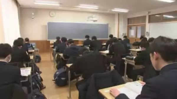 雪景色の中、公立高校入試始まる　岩手県内60校に6940人が志願　合格発表は16日