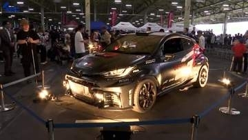 国内第一線で戦うラリーカーを展示　プロドライバーによるドリフト走行の同乗体験も　オールトヨタフェスティバル　岩手県