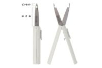 ピンセットとハサミが一体となった「ツマムノ」　サンスター文具