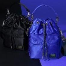 PORTER、巾着袋風「バルーンサック」にブラック・ロイヤルブルー