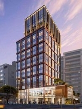 表参道に14階複合施設　駅直結の商業・ホテル