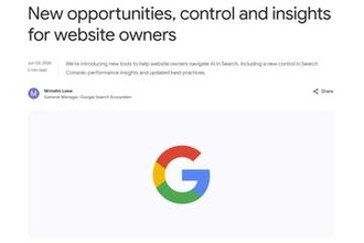 グーグル、AI検索をサイト側が拒否できる機能　英国でテスト