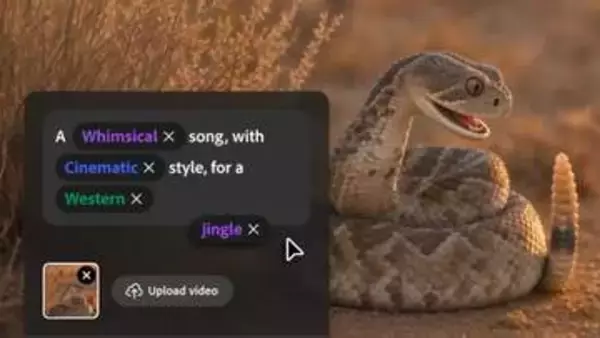 Adobe Firefly、音楽・音声・効果音生成に対応　商用利用も可能