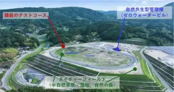 次世代舗装路や雨水循環建物など技術実証施設「たむラボ」　大成建設