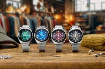 シチズン、グラデーションダイヤルのレトロなクロノグラフ
