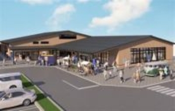 富山市卸売市場内に飲食・物販の複合商業施設　秋開業