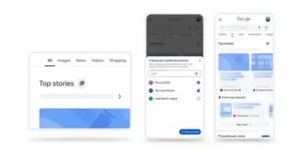 グーグル、検索のお気に入りメディア表示に日本語も対応