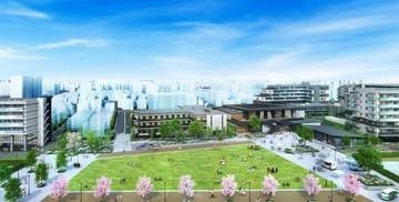 東大 西千葉キャンパス跡地再開発、「キャンパスパーク」が先行オープン