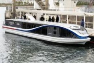 日本橋～豊洲を運航するフル電動旅客船に乗った　4月に定期便開始