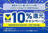 「東京ポイントからVポイント交換&VポイントPayアプリ利用で10％還元」の画像1