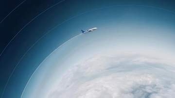 Google、AIで飛行機雲の発生を防ぐ「オペレーション・ブルースカイ」