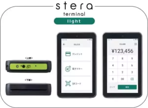 シリーズ最小・最軽量の「stera terminal light」　三井住友カード