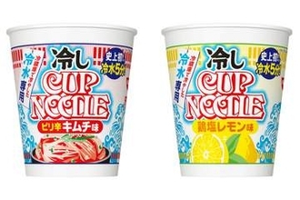 日清「冷しカップヌードル」　冷水5分で完成