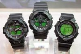 G-SHOCK、“グリーン液晶”のカラバリ5機種